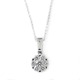 ダイヤモンド ネックレス K18 ホワイトゴールド 0.4ct ７ダイヤ コロネットセッティング Hカラー SIクラス バケットダイヤ 0.4カラット ペンダント 限定1点限り - 縮小画像1