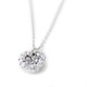 ダイヤモンド ネックレス K18 ホワイトゴールド 0.72ct ダイヤネックレス 0.72カラット サークル ペンダント 限定1点限り - 縮小画像2