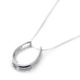 ダイヤモンド ネックレス K18 ホワイトゴールド 0.2ct ダイヤネックレス 馬蹄 ペンダント  - 縮小画像3