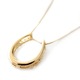 ダイヤモンド ネックレス K18 イエローゴールド 0.2ct ダイヤネックレス 馬蹄 ペンダント  - 縮小画像3