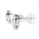 ダイヤモンド ピアス 0.3ct K18 ホワイトゴールド 0.3カラット ハート ダイヤ ピアス スタッド シンプル ハートデザイン - 縮小画像3