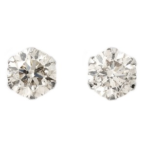 ダイヤモンドピアス 一粒 プラチナ Pt900 0.8ct スタッドピアス ダイヤ 合計0.8カラット ダイヤピアス UGL鑑別カード付き - 拡大画像