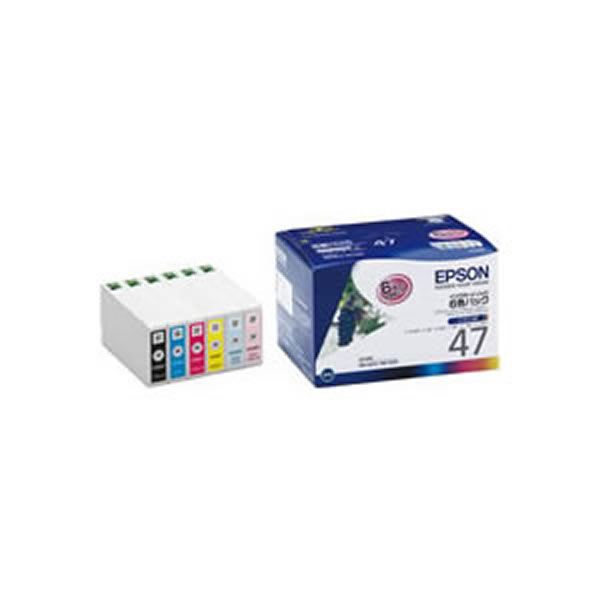 【純正品】 EPSON エプソン インクカートリッジ/トナーカートリッジ 【IC6CL47 6色パック】