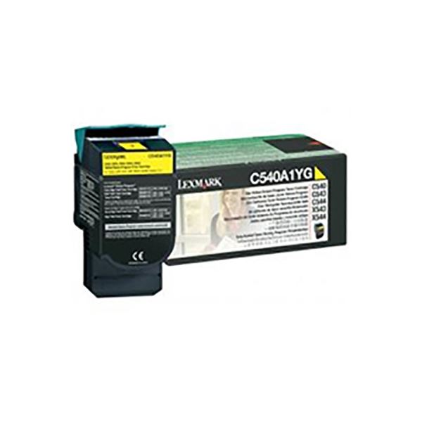 【純正品】 LEXMARK トナーカートリッジ 【C540A1YG イエロー】 1K RPトナー