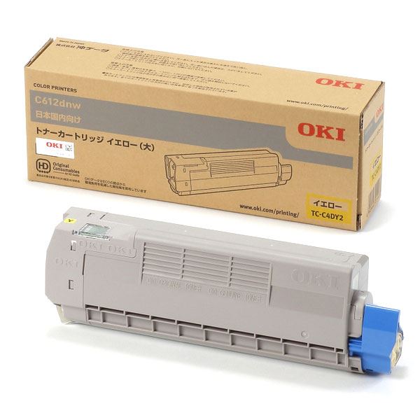 【純正品】 OKI TC-C4DY2 トナーカートリッジ イエロー 大 