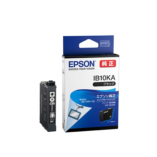 (まとめ) 【純正品】 EPSON(エプソン) IB10KA インクカートリッジ ブラック 【×3セット】