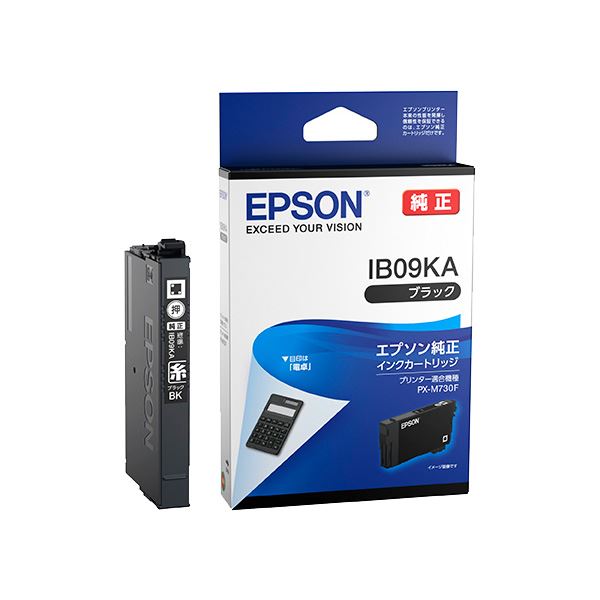 (まとめ) 【純正品】 EPSON(エプソン) IB09KA インクカートリッジ ブラック 【×3セット】