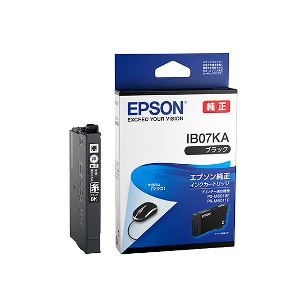 (まとめ) 【純正品】 EPSON(エプソン) IB07KA インクカートリッジ ブラック 【×3セット】