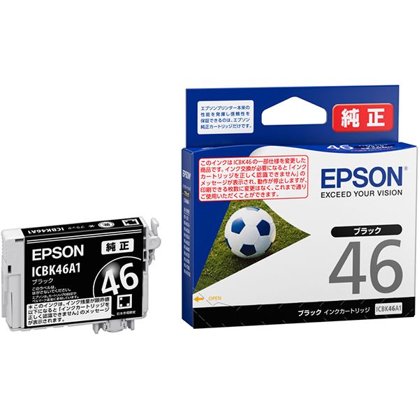 EPSON エプソン ICBK46A1 インクカートリッジ ブラック 【純正品】