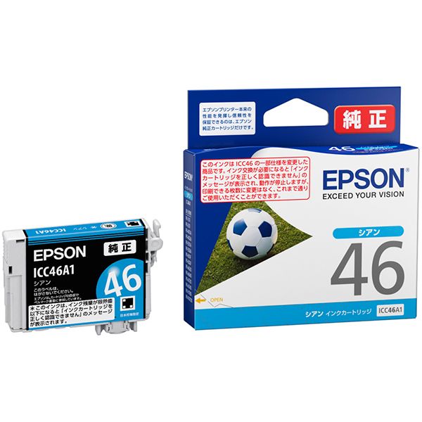 EPSON エプソン ICC46A1 インクカートリッジ シアン 【純正品】