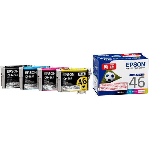 EPSON エプソン IC4CL46A1 インクカートリッジ 4Cパック 【純正品】