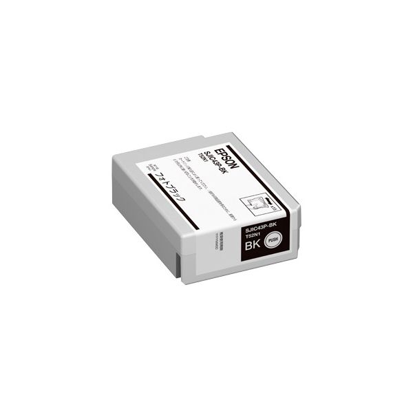 EPSON エプソン SJIC43P-BK インクカートリッジ フォトブラック 【純正品】