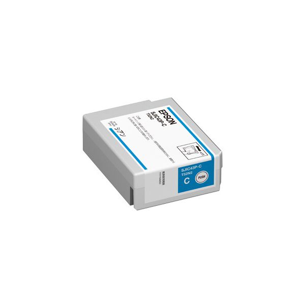 EPSON エプソン SJIC43P-C インクカートリッジ シアン 【純正品】