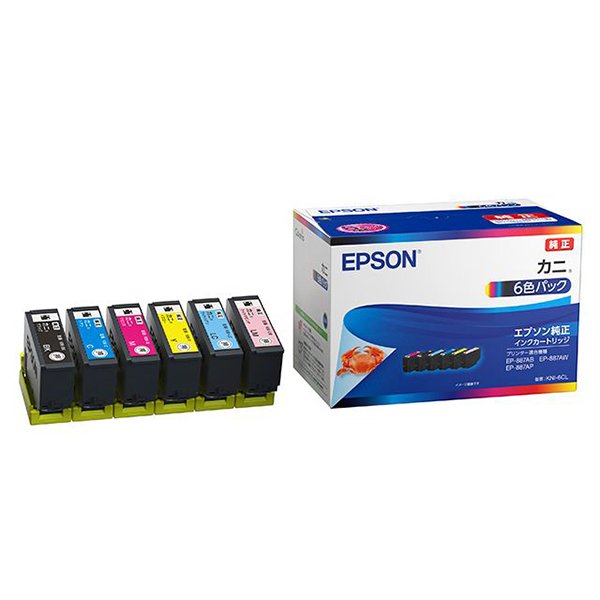 EPSON エプソン KNI-6CL インクカートリッジ 6色パック 【純正品】
