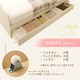 【引き出しのみ】日本製 カントリー調 姫系 ベッド『エトワール』専用引き出し2個セット ホワイト 白 - 縮小画像3