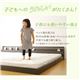 日本製 連結ベッド 照明付き フロアベッド  ワイドキングサイズ280cm（D+D）（ボンネルコイルマットレス付き）『NOIE』ノイエ ダークブラウン    - 縮小画像3