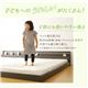 日本製 連結ベッド 照明付き フロアベッド  ワイドキングサイズ240cm（SD+SD）（ボンネルコイルマットレス付き）『NOIE』ノイエ ホワイト 白    - 縮小画像3
