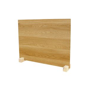 衝立 パーティション 日本製 ナチュラル 木目 仕切り 板 ウイルス 対策 予防 感染 飛沫 防止 ガード パネル M サイズ 45 × 44 cm レギュラー スタンド 木製 脚