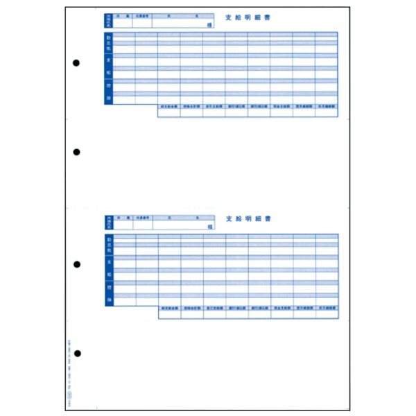 (業務用3セット) オービックビジネスコンサルタント 奉行シリーズ用専用 単票封筒用明細書 6202
