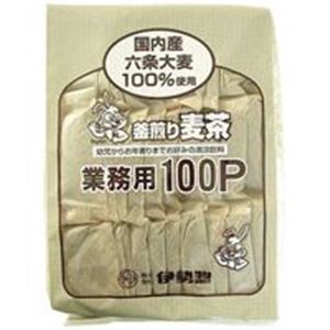 (業務用8セット)伊勢惣 伊勢惣 麦茶 業務用 100P/1袋 ×8セット 商品写真
