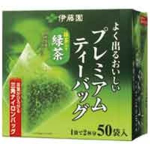 （業務用20セット）伊藤園 プレミアムティーバッグ 緑茶50P