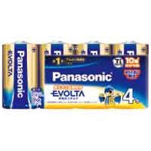 (業務用30セット) Panasonic パナソニック エボルタ乾電池 単1 LR20EJ/4SW(4個) ×30セット 商品写真