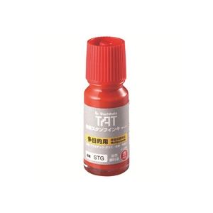 (業務用20セット) シヤチハタ タートインキ 多目的 STG-1 小瓶 赤 商品写真