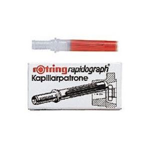 (業務用100セット) ロットリング ラビットグラフ用カートリッジ 590503赤3本 ×100セット 商品写真