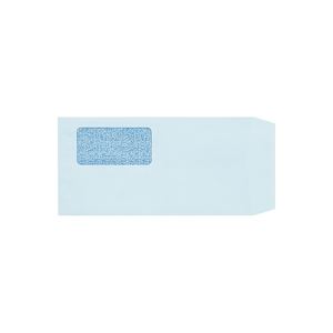 (業務用30セット) ジョインテックス 窓付き封筒長3ブルー100枚 P028J-B 商品写真