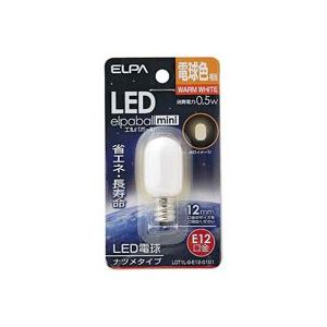 (業務用80セット) 朝日電器 ELPA 電球形LEDランプ ナツメ型LDT1L-G-E12-G101 商品写真