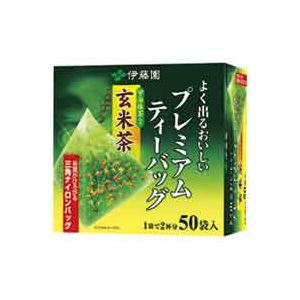 (業務用20セット)伊藤園 プレミアムティーバッグ 抹茶入り玄米茶50P ×20セット 商品写真