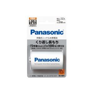 (業務用30セット) Panasonic パナソニック ニッケル水素電池単1 BK-1MGC/1 商品写真