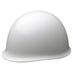 （業務用4セット）ミドリ安全 保護帽ベーシック型ツバ無 ホワイト SC-MBH