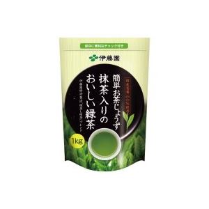 (業務用8セット)伊藤園 抹茶入りのおいしい緑茶 1kg 14526 ×8セット 商品写真