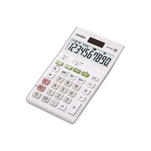 (業務用20セット) カシオ CASIO W税率電卓ジャストサイズ10桁 JW-100T-N 商品写真