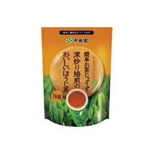 (業務用8セット)伊藤園 深炒り焙煎のおいしいほうじ茶 1kg ×8セット 商品写真