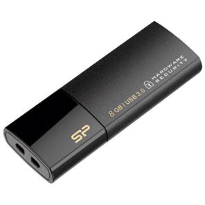 シリコンパワー 暗号化USBメモリー8GB SP008GBUF3G50V1K 商品写真