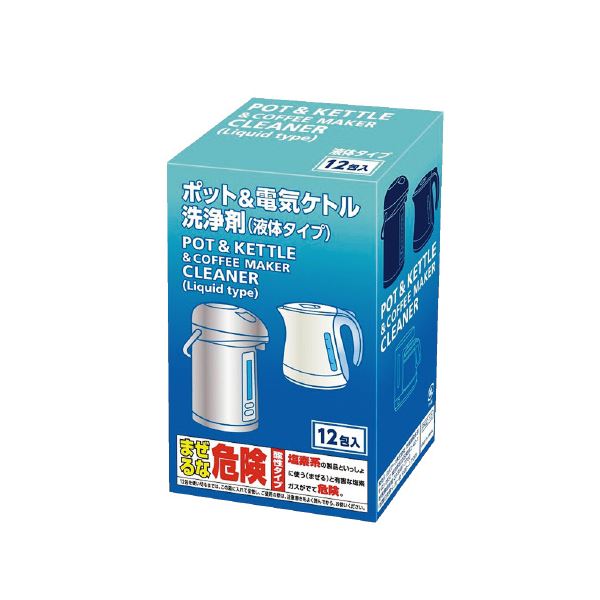 （まとめ）白元アース ポット＆電気ケトル洗浄剤液体タイプ12包入【×30セット】