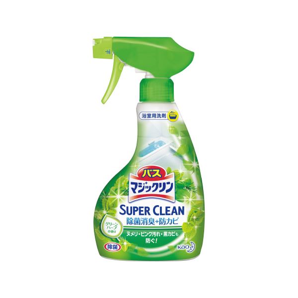 （まとめ）花王 バスマジックリンSUPERCLEAN 本体 380mL【×50セット】