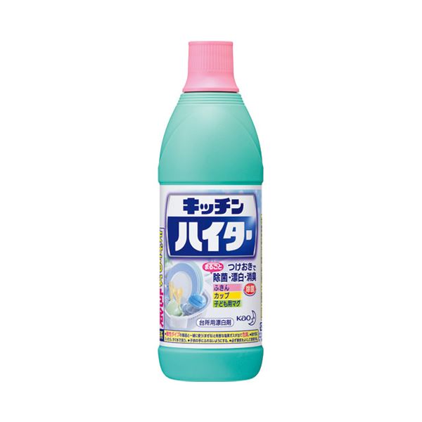 （まとめ）花王 キッチンハイター 液体 600ml【×100セット】