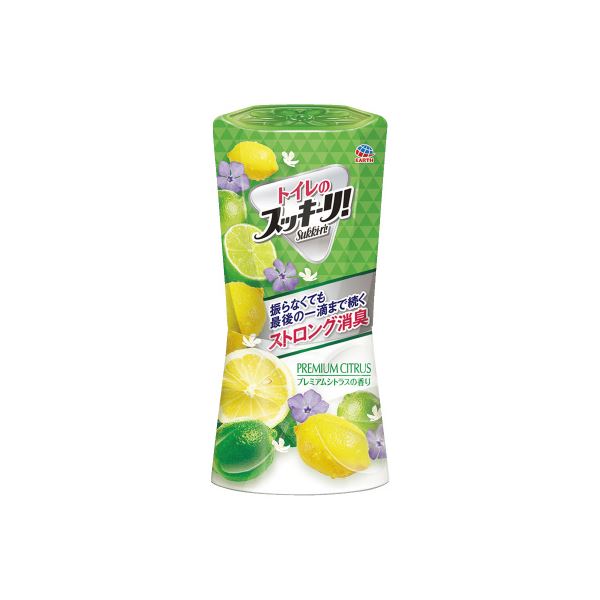 （まとめ）アース製薬 トイレのスッキーリ シトラス 400mL【×50セット】