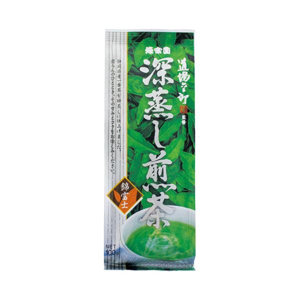 (まとめ）ハラダ製茶販売 深蒸し煎茶 錦富士 100g／1袋【×5セット】