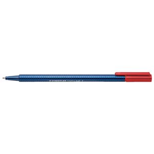 （まとめ）ステッドラー トリプラス油性ボールペン レッド 437 F-2（×100セット）