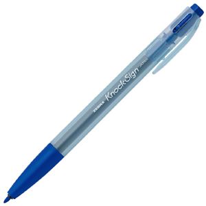 （まとめ）ゼブラ ノックサイン 青 WYSS30-BL（×300セット）