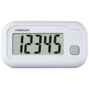 （まとめ）山佐時計計器 ポケット万歩 ホワイト TH-110（W）（×30セット）