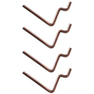 （まとめ）キングジム PEGGY L字フック PGP01チヤ（×50セット）