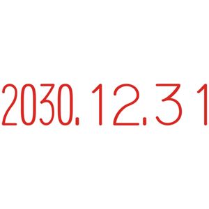 （まとめ）サンビー テクノタッチ回転印 本西暦日付5号 TK-CR05（×30セット）