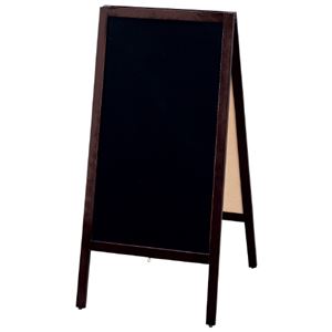 （まとめ）光 A型スタンド黒板 大 TBD70-4（×3セット）