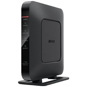 （まとめ）BUFFALO 無線LAN エアステーションWSR-1166DHP4BK（×3セット）