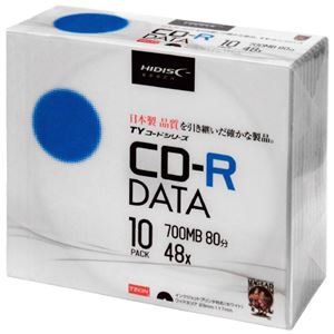 （まとめ）HIDISC CD-R ［700MB］ TYCR80YP10SC 10枚（×50セット）